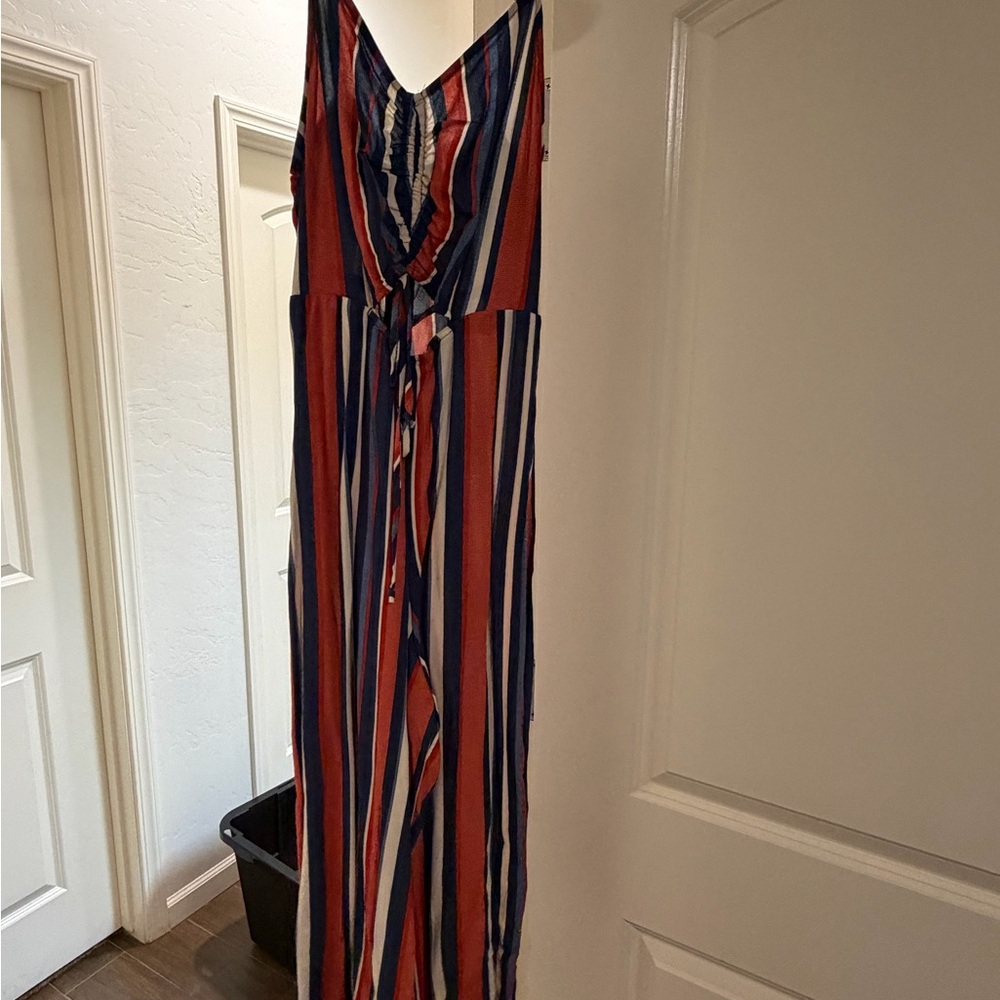 Wild Fable Multicolor Striped Jumpsuit